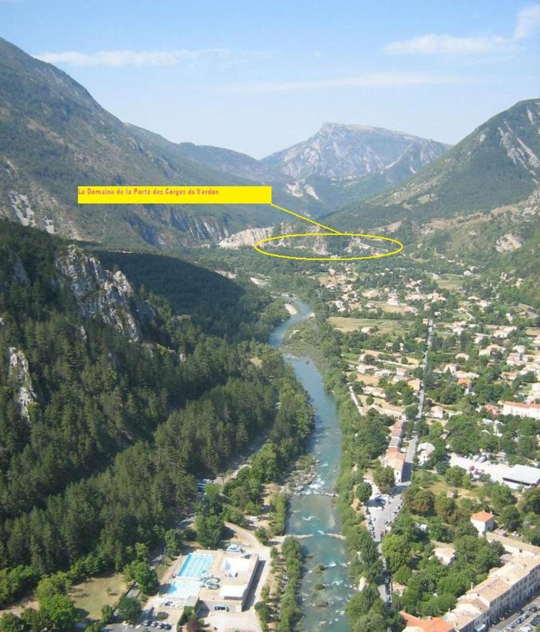 Camping Panoramique Du Verdon Castellane Exterior photo